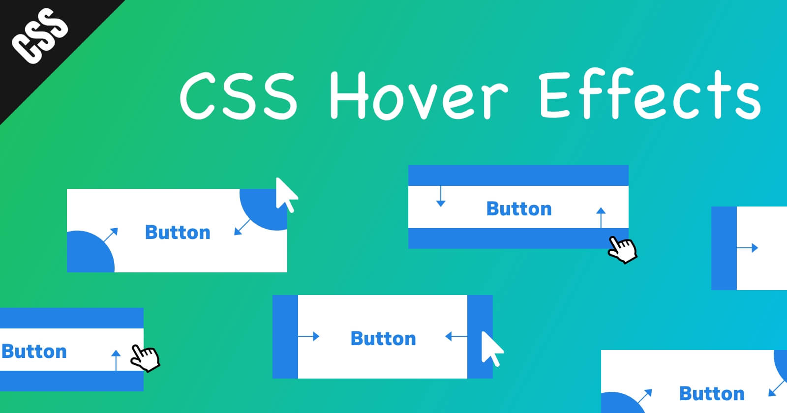 【初心者〜中級者向け】CSSで作るリッチなホバーエフェクトボタンのサムネイル画像